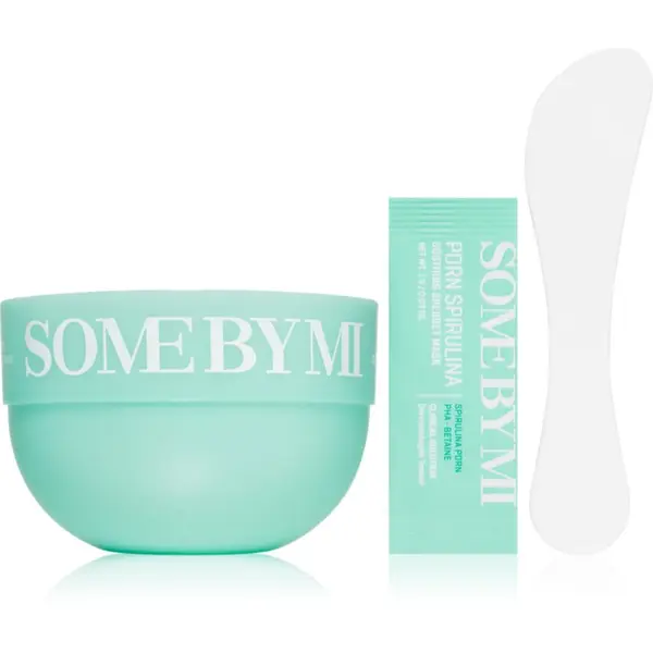 Some By Mi Some By Mi PDRN Spirulina Soothing Sherbet Mask umirujuća maska za lice sa učinkom hlađenja 10x1 g