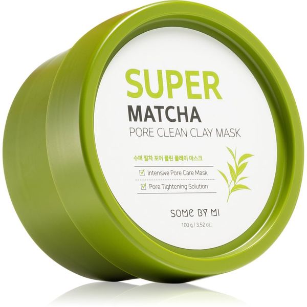 Some By Mi Some By Mi Super Matcha Pore Clean maska od gline za čišćenje lica za sužavanje pora 100 g