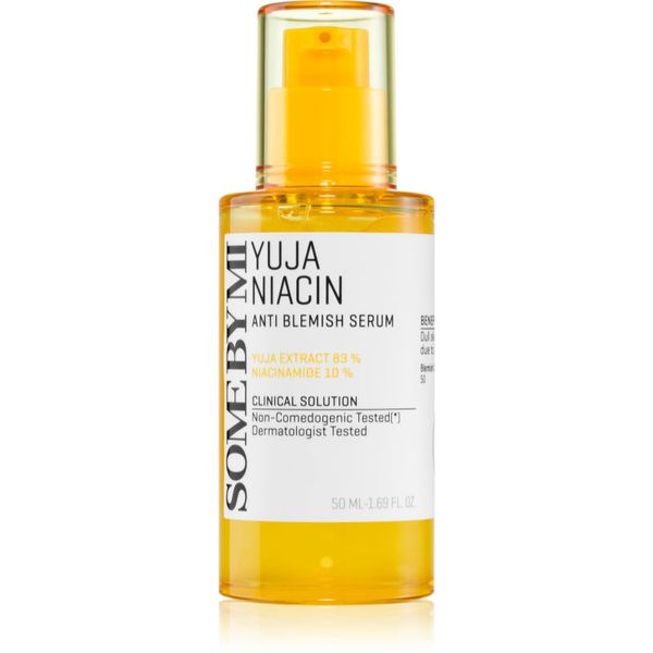 Some By Mi Some By Mi Yuja Niacin Anti Blemish posvjetljujući hidratantni serum za lice s hiperpigmentacijom 50 ml
