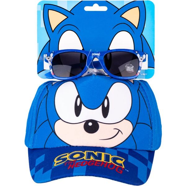 Sonic the Hedgehog Sonic the Hedgehog Set Cap & Sunglasses set za djecu 3+ years Size 53 cm 2 kom