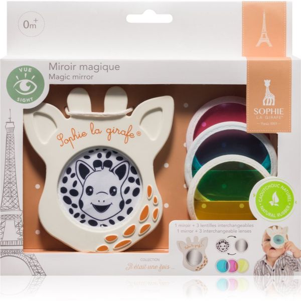 Sophie La Girafe Sophie La Girafe Vulli Magic Mirror zrcalo za djecu od rođenja Blue, Pink, Yellow 3 kom