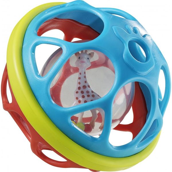 Sophie La Girafe Sophie La Girafe Vulli Sensory Ball loptica kontrastnih boja 3m+ 1 kom