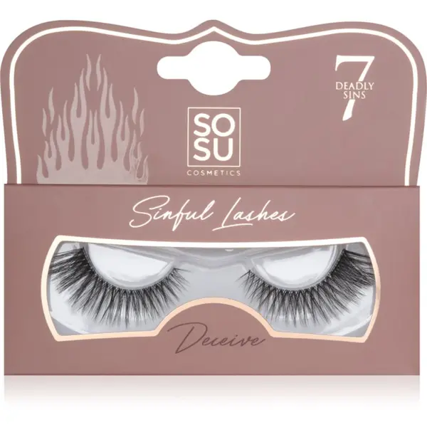 SOSU Cosmetics SOSU Cosmetics 7 Deadly Sins Lashes umjetne trepavice Deceive 1 kom