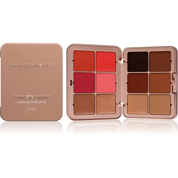 SOSU Cosmetics SOSU Cosmetics Complete Canvas Complexion Palette multifunkcionalna paleta za lice nijansa 26.4 g