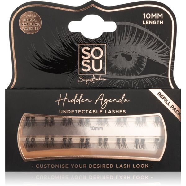 SOSU Cosmetics SOSU Cosmetics Hidden Agenda Undetectable Lashes samoljepljive pojedinačne trepavice 10 mm