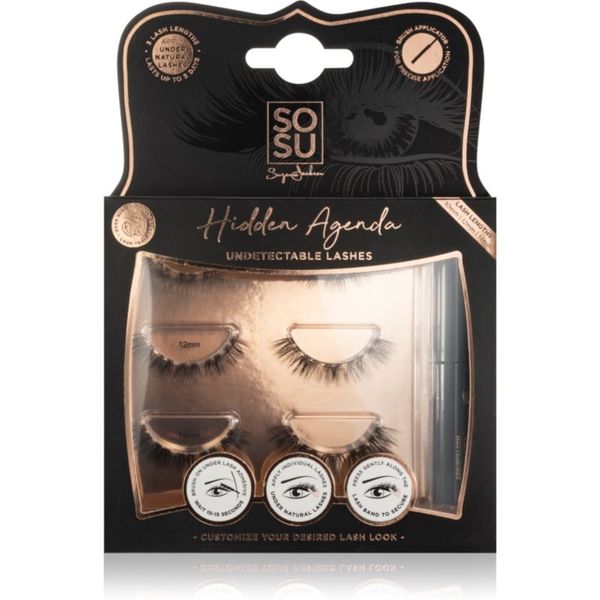 SOSU Cosmetics SOSU Cosmetics Hidden Agenda Undetectable Lashes set (za trepavice)