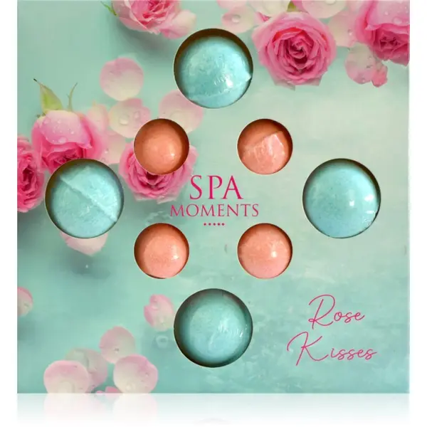 Spa Moments Spa Moments Rose Kisses šumeće kugle za kupku