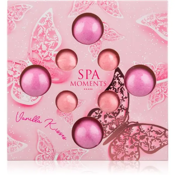 Spa Moments Spa Moments Vanilla Kisses šumeće kugle za kupku