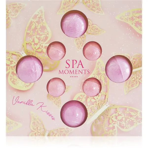 Spa Moments Spa Moments Vanilla Kisses šumeće kugle za kupku