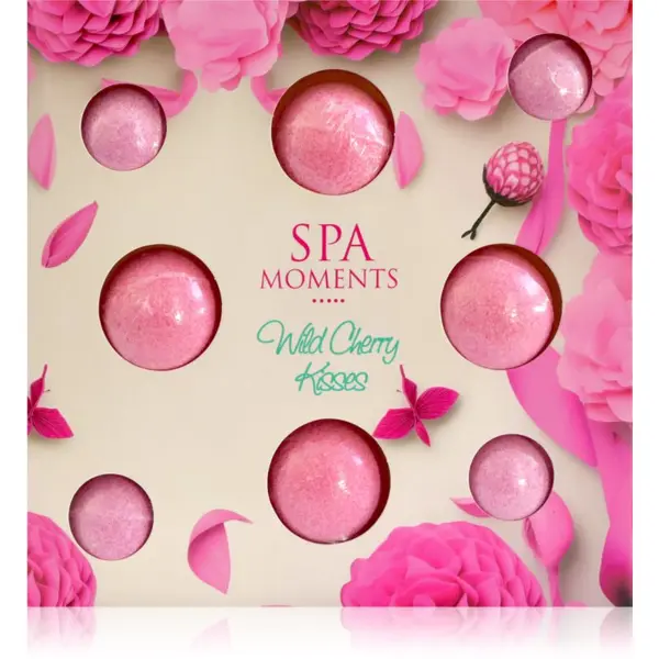 Spa Moments Spa Moments Wild Cherry Kisses šumeće kugle za kupku