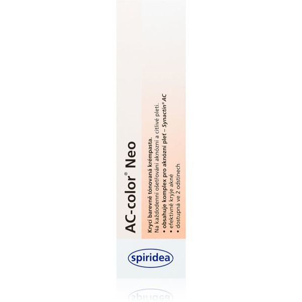 Spiridea Spiridea AC-color Light Neo krema za toniranje za problematično lice, akne 30 g