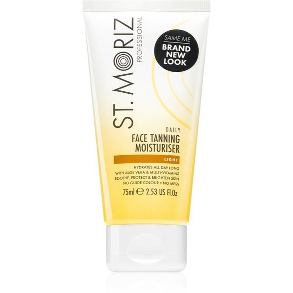 St. Moriz St. Moriz Daily Tanning Face Moisturiser hidratantna krema za samotamnjenje za lice tip Light 75 ml