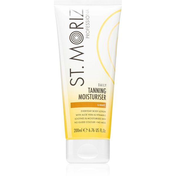 St. Moriz St. Moriz Daily Tanning Moisturiser hidratantna krema za samotamnjenje proziran tip Light 200 ml