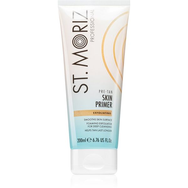 St. Moriz St. Moriz Pre-Tan Skin Primer piling za tuširanje prije nanošenja preparata za samotamnjenje 200 ml