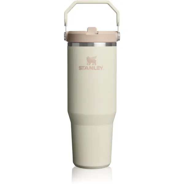 Stanley Stanley IceFlow™ Flip Straw 2.0 Tumbler termosica od nehrđajućeg čelika Cream 890 ml
