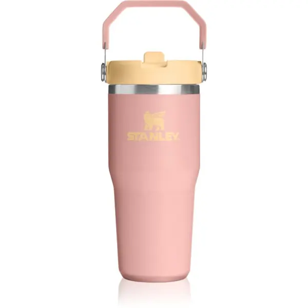 Stanley Stanley IceFlow™ Flip Straw 2.0 Tumbler termosica od nehrđajućeg čelika Peach Rose 410 ml