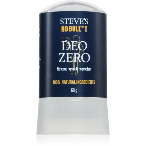 Steve's Steve's No Bull***t Deo Zero prirodni čvrsti dezodorans za muškarce i žene 60 g