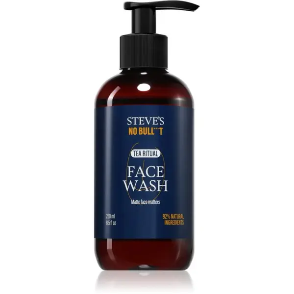 Steve's Steve's No Bull***t Tea Ritual Face Wash gel za čišćenje za lice za muškarce 250 ml