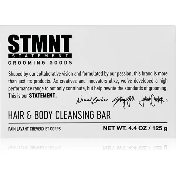 STMNT STMNT Care Hair & Body Cleansing Bar čvrsti sapun za čišćenje za kosu, bradu i tijelo 125 g