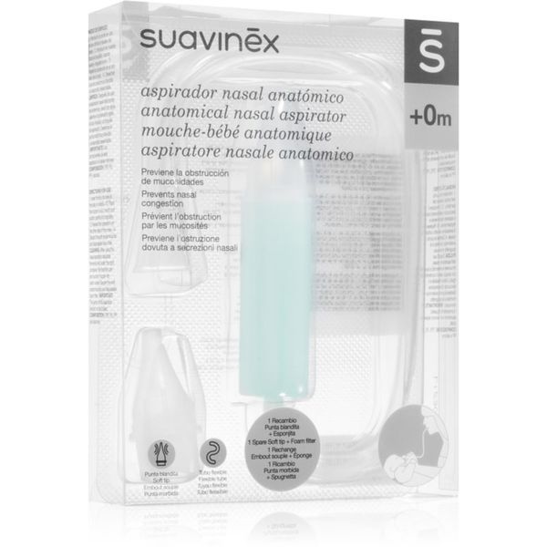 Suavinex Suavinex Anatomical Nasal Aspirator aspirator za nos 0 m+ 1 kom