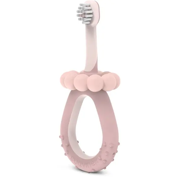Suavinex Suavinex Baby Training Toothbrush četkica za zube za djecu 0-2 y Pink 1 kom