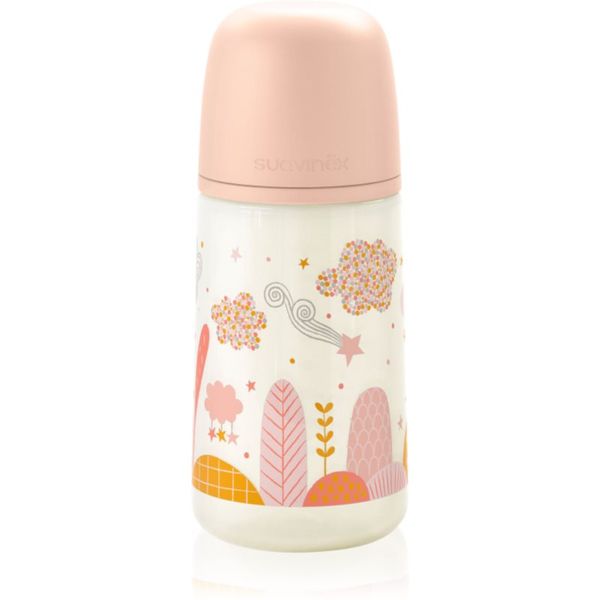 Suavinex Suavinex Dreams SX Pro Physiological M bočica za bebe 3 m+ Medium Flow - Pink 270 ml