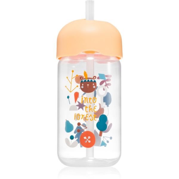 Suavinex Suavinex Forest Straw Trainer Cup dječja bočica sa slamkom 18 m+ Yellow 340 ml