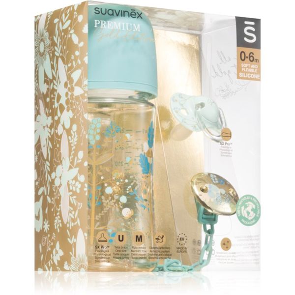 Suavinex Suavinex Gold Premium Gift Set Blue poklon set (za bebe)