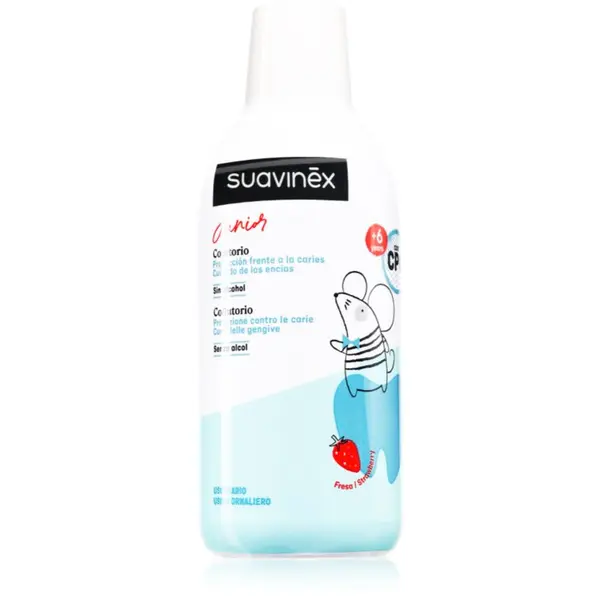 Suavinex Suavinex Junior 6 y+ vodica za usta za djecu okus Strawberry 500 ml