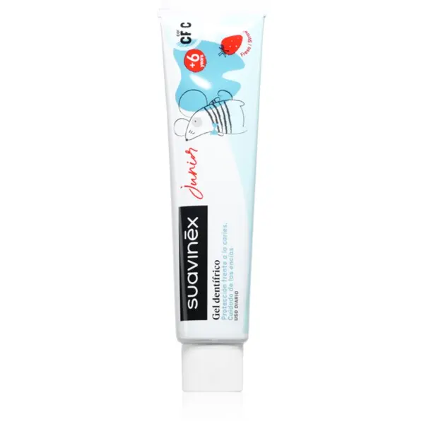 Suavinex Suavinex Junior 6 y+ zubna pasta za djecu s okusom jagode 75 ml