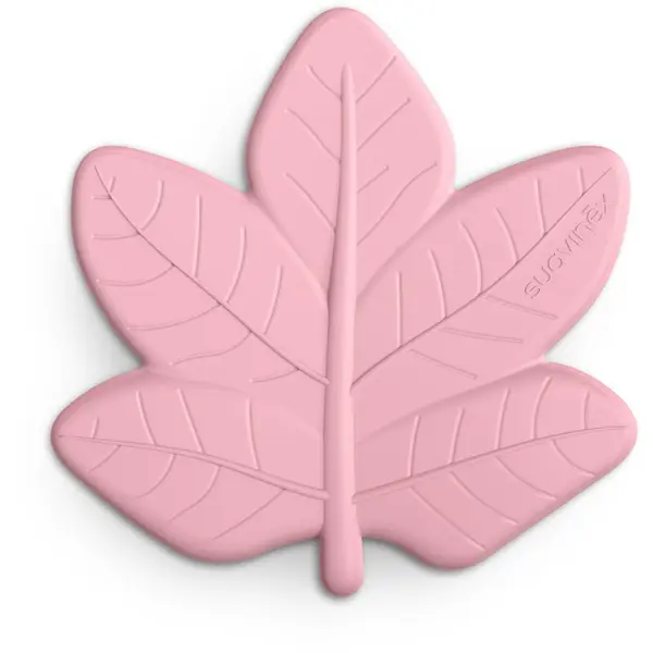 Suavinex Suavinex Poetry Forest Leaf Teether grickalica za bebe 0 m+ Pink 1 kom