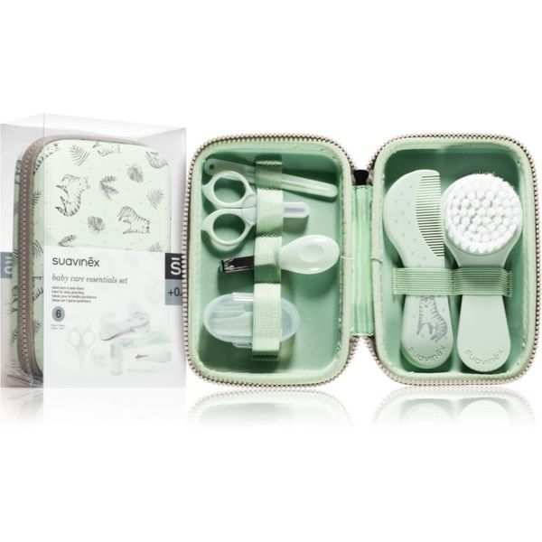 Suavinex Suavinex Tigers Baby Care Essentials Set Green set za njegu djeteta 1 kom