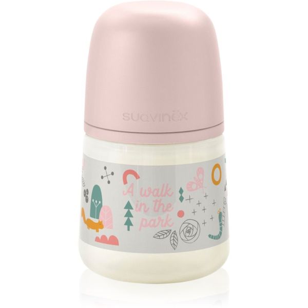 Suavinex Suavinex Walk SX Pro Anatomical M bočica za bebe 3 m+ Medium Flow - Pink 150 ml