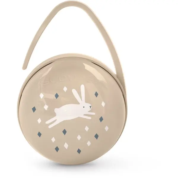 Suavinex Suavinex Wonderland Duo Soother Case kutijica za dudu Brown 1 kom