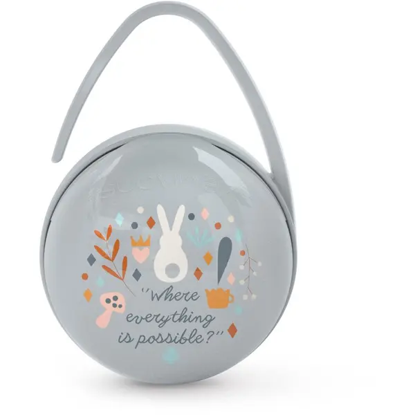 Suavinex Suavinex Wonderland Duo Soother Case kutijica za dudu Dark Blue 1 kom