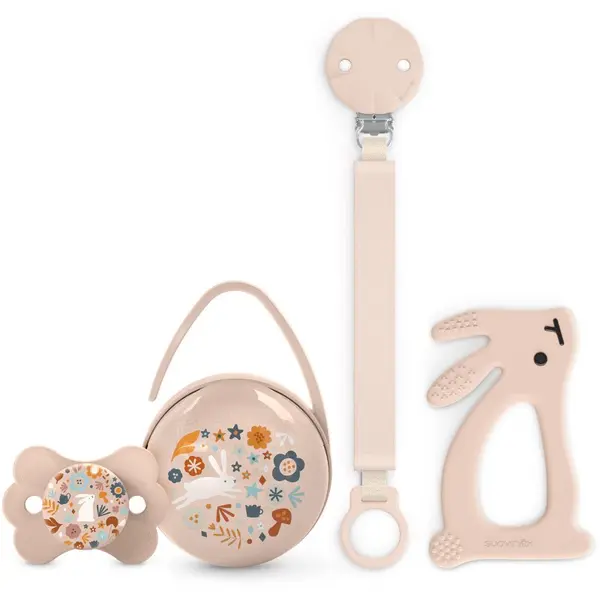 Suavinex Suavinex Wonderland Gift Set 0-6 m Pink poklon set za bebe