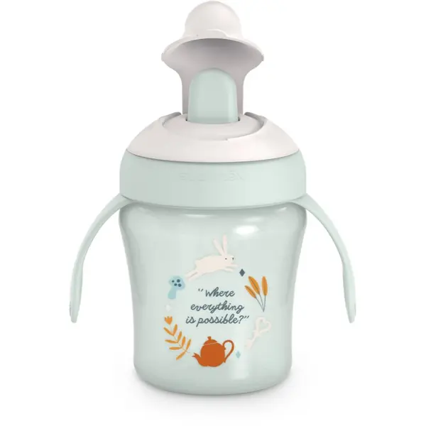 Suavinex Suavinex Wonderland Learning Cup šalica za učenje pijenja Green 200 ml