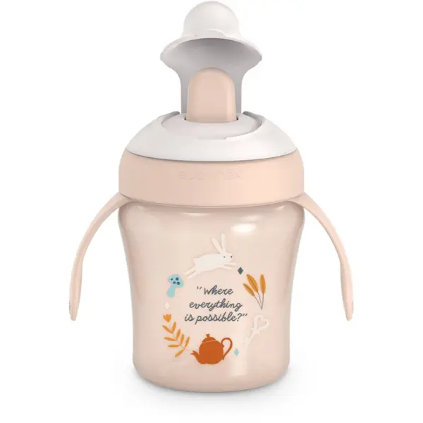 Suavinex Suavinex Wonderland Learning Cup šalica za učenje pijenja Rose 200 ml