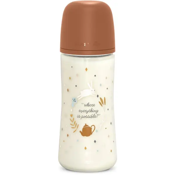 Suavinex Suavinex Wonderland SX Pro Physiological Anti-Colic bočica za bebe L Dense Flow 6 m+ Brown 360 ml