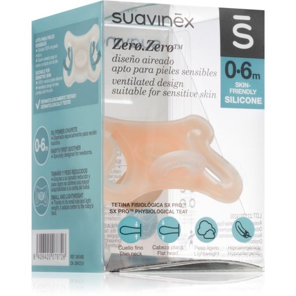 Suavinex Suavinex Zero Zero Physiological Teat duda 0-6 m 1 kom