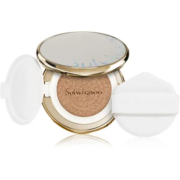 Sulwhasoo Sulwhasoo Perfecting Cushion dugotrajni puder u spužvici SPF 50+ + zamjensko punjenje nijansa 17N1 Vanilla 2x15 g