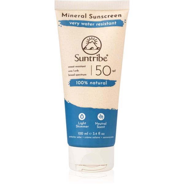 Suntribe Suntribe Mineral Sunscreen mineralna zaštitna krema za lice i tijelo SPF 50 100 ml