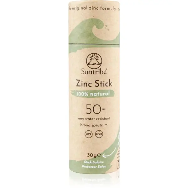 Suntribe Suntribe Sports Zinc Stick mineralni zaštitni stick za osjetljiva mjesta SPF 50 Mint Green 30 g