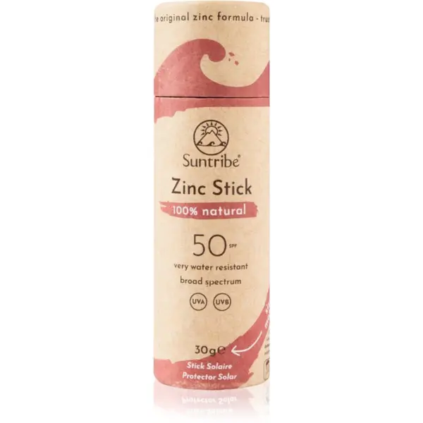 Suntribe Suntribe Sports Zinc Stick mineralni zaštitni stick za osjetljiva mjesta SPF 50 Retro Red 30 g