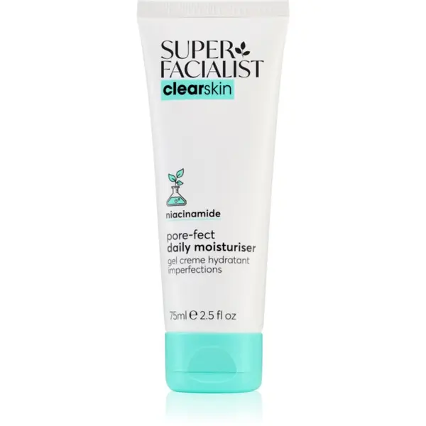 Super Facialist Super Facialist Clearskin Niacinamide hidratantna gel-krema za masnu kožu 75 ml