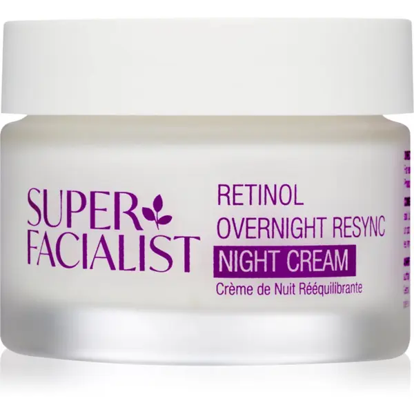 Super Facialist Super Facialist Retinol Overnight Resync noćna krema za zaglađivanje protiv bora 50 ml