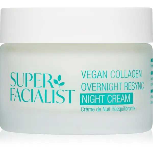 Super Facialist Super Facialist Vegan Collagen noćna krema za zaglađivanje s kolagenom 50 ml
