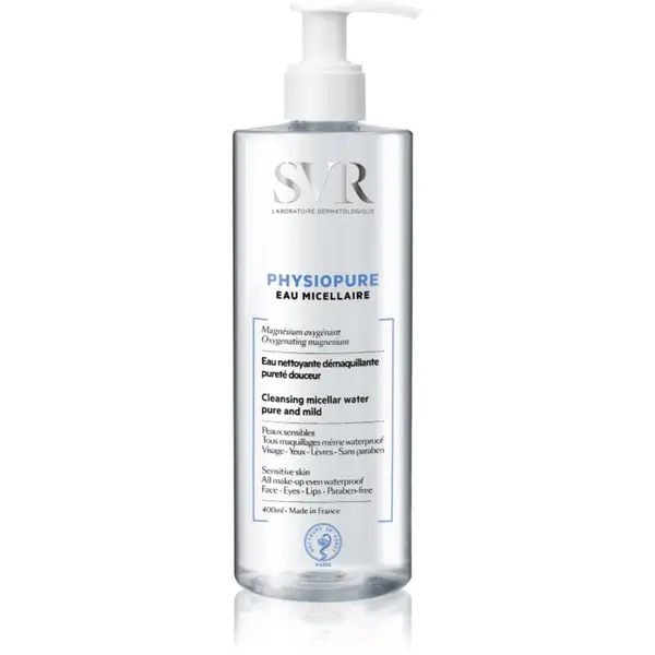 SVR SVR Physiopure Eu Micellaire nježna micelarna voda za čišćenje za lice i područje oko očiju 400 ml