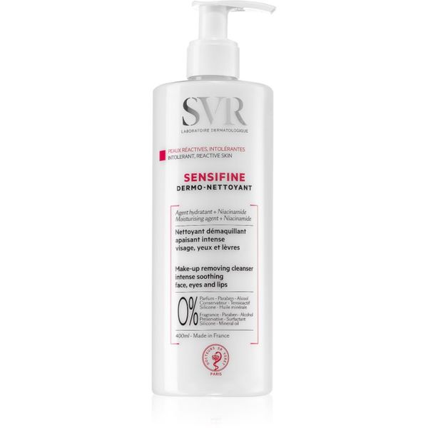 SVR SVR Sensifine umirujuće mlijeko za uklanjanje make-upa za netolerantnu kožu lica 400 ml