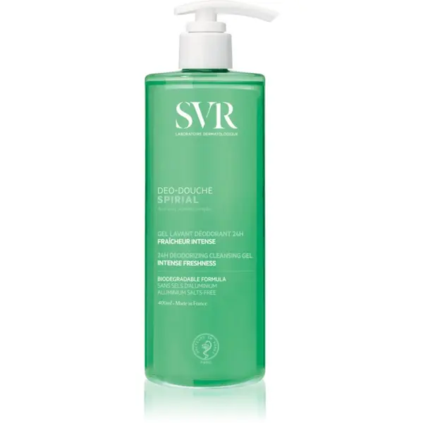 SVR SVR Spirial Deo-Douche gel za čišćenje za lice, tijelo i kosu za osjetljivu kožu lica 400 ml